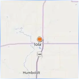 Allen County Community College Location Map