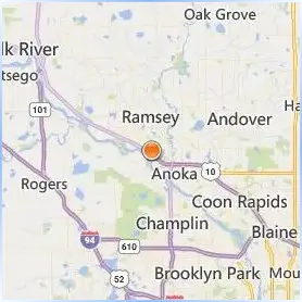 Anoka Technical College Location Map