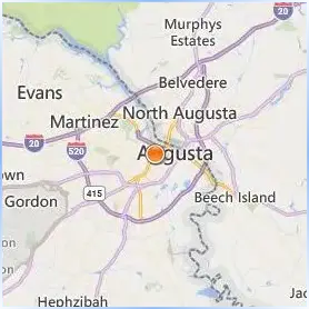 Augusta University Location Map Augusta University Location Map