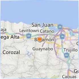 Universidad Central de Bayamon Location Map Universidad Central de Bayamon Location Map