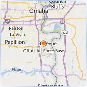 Bellevue University Location Map Bellevue University Location Map