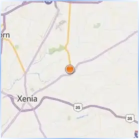 Cedarville University Location Map