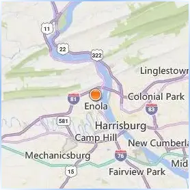Central Penn College Location Map