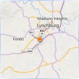 Central Virginia Community College Location Map Central Virginia Community College Location Map