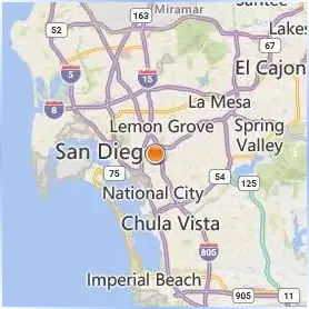 CET San Diego Location Map CET San Diego Location Map