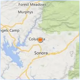 Columbia College Sonora Location Map Columbia College Sonora Location Map