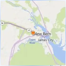 Craven Community College Location Map