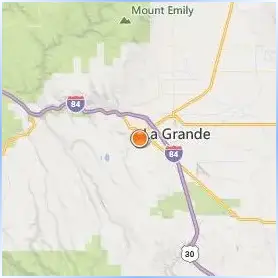 Eastern Oregon University Location Map