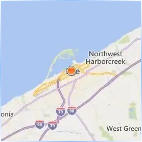 Gannon University Location Map
