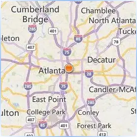 Herzing University Atlanta Location Map