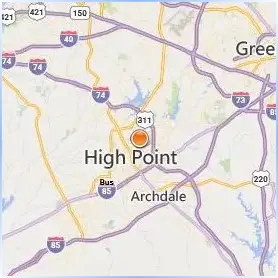High Point University Location Map