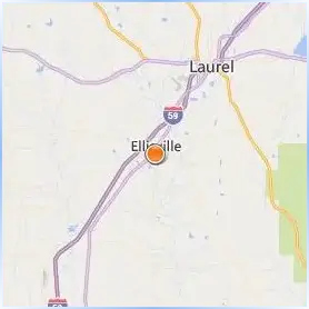 Jones County Junior College Location Map Jones County Junior College Location Map