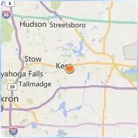 Kent State University at Kent Location Map