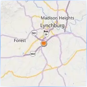 Liberty University Location Map Liberty University Location Map