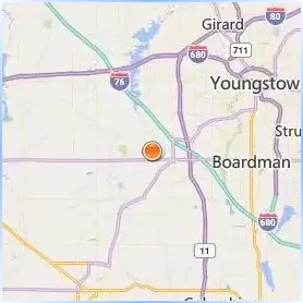 Mahoning County Career and Technical Center Location Map