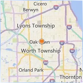 Northwestern College Oak Lawn Location Map