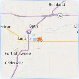 Ohio State University Lima Location Map Ohio State University Lima Location Map
