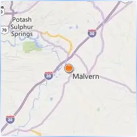 Arkansas State University Three Rivers Location Map