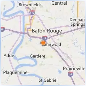 Our Lady of the Lake College Location Map Our Lady of the Lake College Location Map