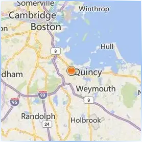 Quincy College Location Map
