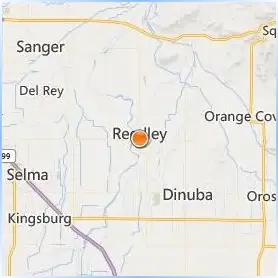 Reedley College Location Map Reedley College Location Map