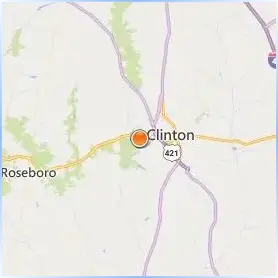 Sampson Community College Location Map