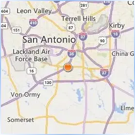 The College of Health Care Professions South San Antonio Location Map