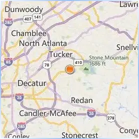 United Education Institute Stone Mountain Location Map