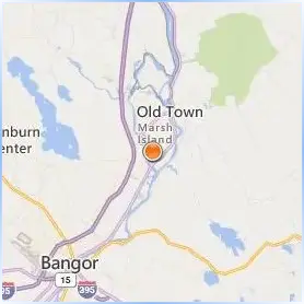 University of Maine Location Map