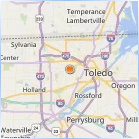 University of Toledo Location Map