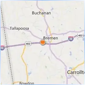 West Georgia Technical College Location Map