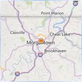West Virginia University Location Map West Virginia University Location Map