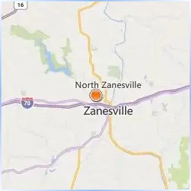 Zane State College Location Map Zane State College Location Map